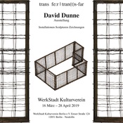 David dunne berlin exhibition poster 2019